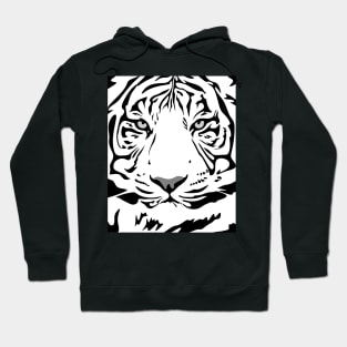 Abstract Tiger  Hypnotic Tiger Stare Hoodie